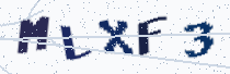 Security image showing five characters