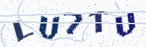 Security image showing five characters
