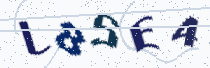Security image showing five characters