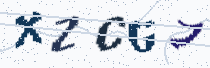 Security image showing five characters